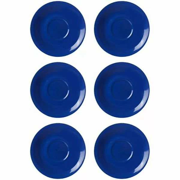 Ritzenhoff & Breker DOPPIO Jumbountertasse 17 cm indigo blau 6er Set Untert günstig online kaufen