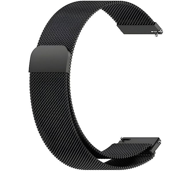 SmartUP Smartwatch-Armband 18mm / 20mm / 22mm Stegbreite Metall Milanese Ed günstig online kaufen