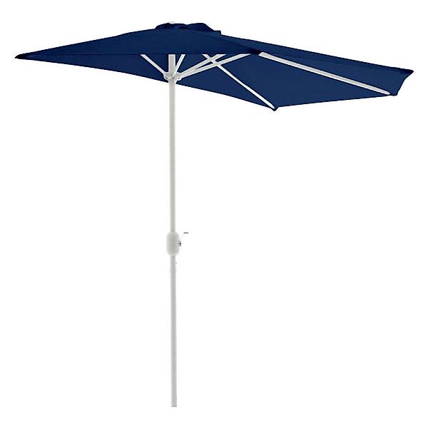 VCM Balkon-Sonnenschirm blau Polyester-Mischgewebe B/H/T: ca. 270x235x140 c günstig online kaufen