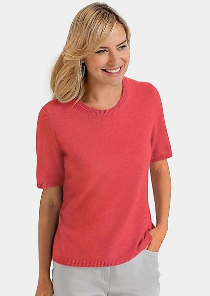 GOLDNER Kurzarmpullover Halbarmpullover mit Rundhals aus günstig online kaufen
