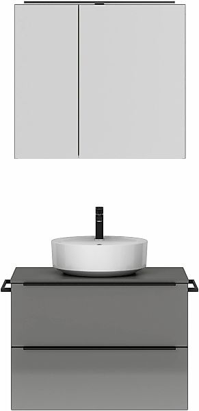 nobilia Badmöbel-Set "Alvene", (2 St., vormontiert, mit Soft-Close), inkl. günstig online kaufen