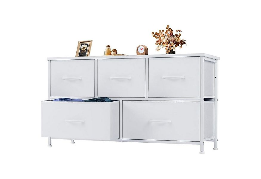 DUMOS Stauraumschrank Kommode mit Stoffschubladen, Stoffkommode für Schlafz günstig online kaufen