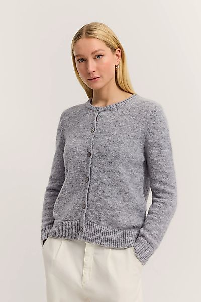 bugatti Cardigan "Weich & warm", mit Rundhals & Knopfleiste günstig online kaufen