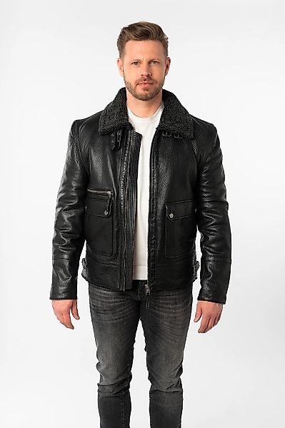 Mauritius Lederjacke "MMCeylor", mit Umlegekragen günstig online kaufen