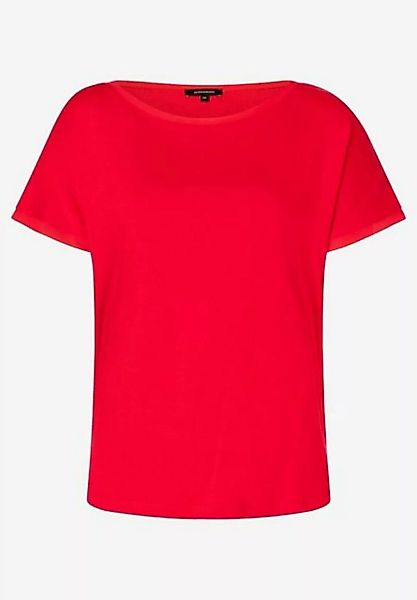T-Shirt mit Chiffonkante, rot, Frühjahrs-Kollektion günstig online kaufen