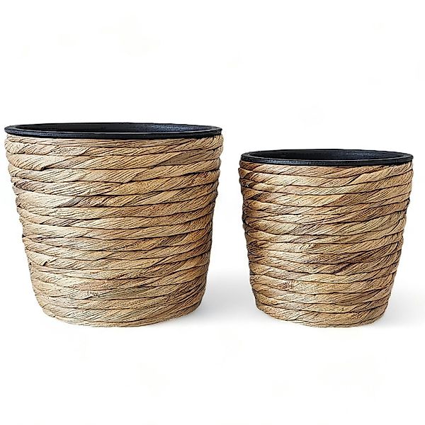INtrenDU Blumentopf Blumentopf rund 2er Set günstig online kaufen