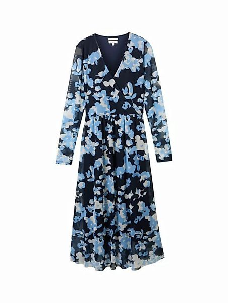 TOM TAILOR Blusenkleid wrapped mesh dress p günstig online kaufen