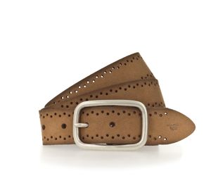 MUSTANG Ledergürtel Robustes, genarbtes Rindsleder mit Lochstanzung, 3,5 cm günstig online kaufen
