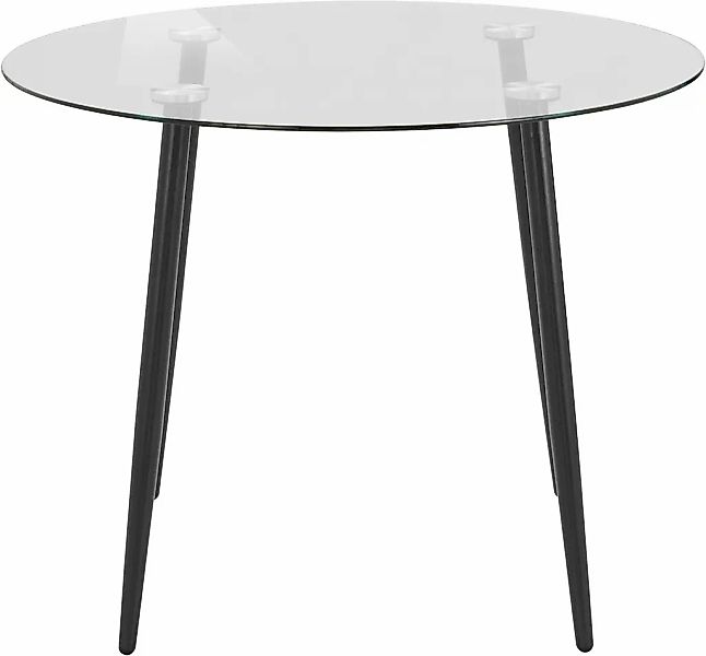 INOSIGN Essgruppe »Danny-Malio«, (Set, 5 tlg., Set 100 cm), Glastisch 100x1 günstig online kaufen