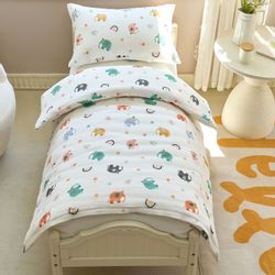 KEAYOO Kinderbettwäsche Muslin Bettwäsche Baumwolle Double günstig online kaufen
