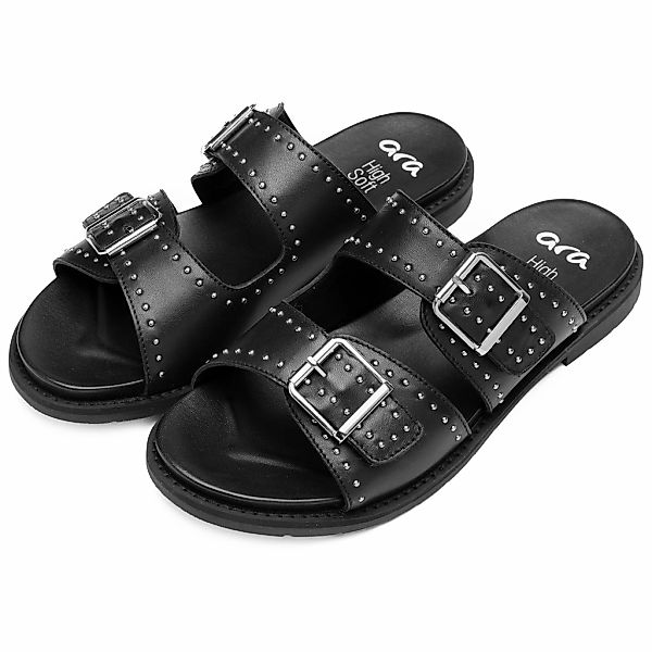 Ara Pantolette "ELBA" Blockabsatz, Schlupfschuh mit kleinen Nieten verziert günstig online kaufen