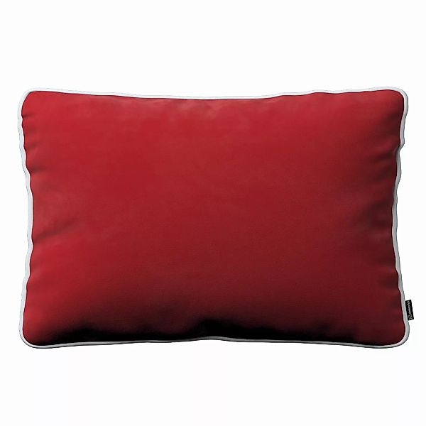Kissenhülle Laura 40 x 60 cm, rot, 60 x 40 cm, Velvet (704-15) günstig online kaufen