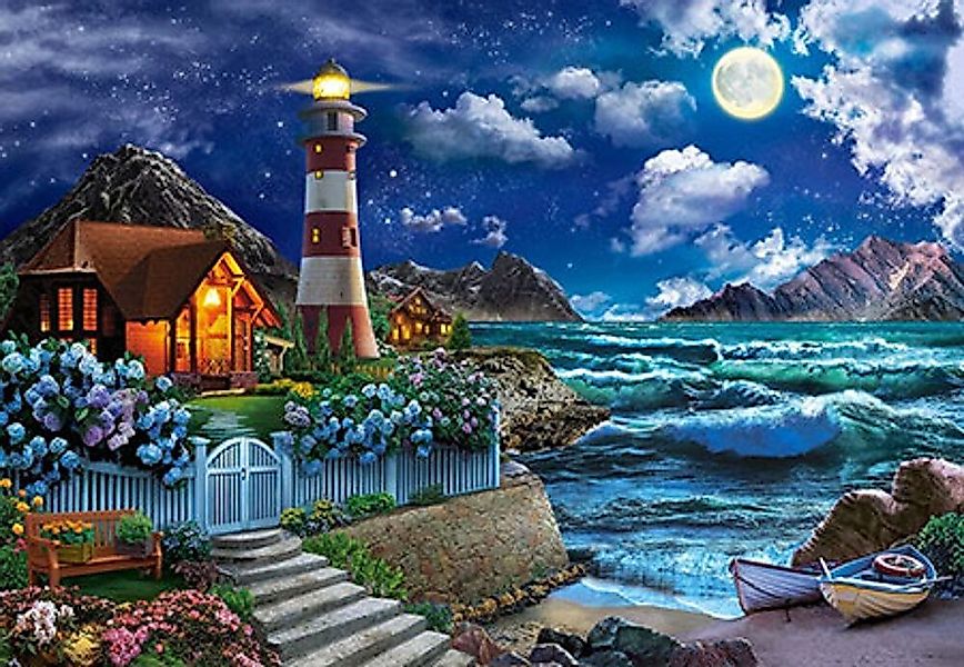 Castorland Puzzle Romantischer Abend am Meer, günstig online kaufen