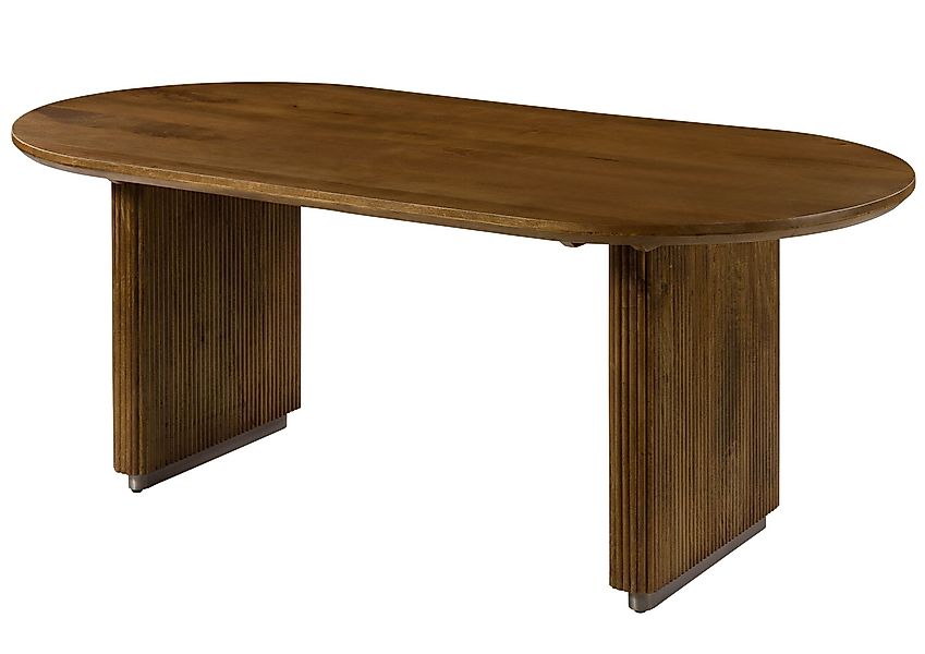 Massivmoebel24 Esstisch BARCELONA (oval Mango 200x100x76x76 günstig online kaufen
