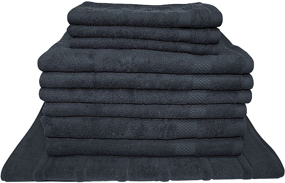 Dyckhoff Handtuch Set "Planet" Set 10 Stk. Frottier Umfangreiches Badezimme günstig online kaufen