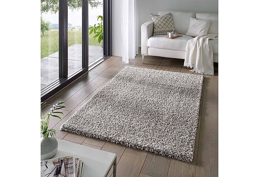 TaraCarpet Langflor-Teppich Venezia Shaggy, rechteckig, Höhe: 35 mm, Hochfl günstig online kaufen