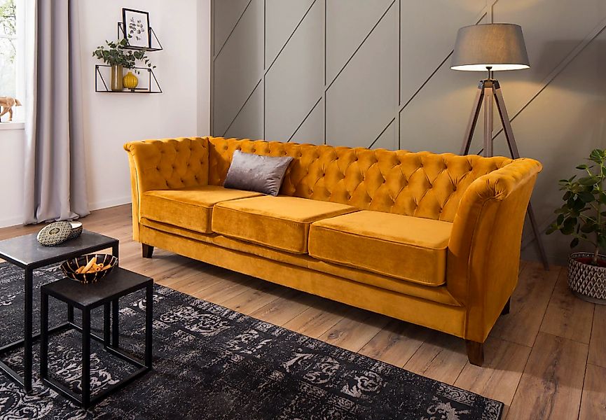 Home affaire Chesterfield-Sofa "Dover", aufwändige Knopfheftung in Chesterf günstig online kaufen