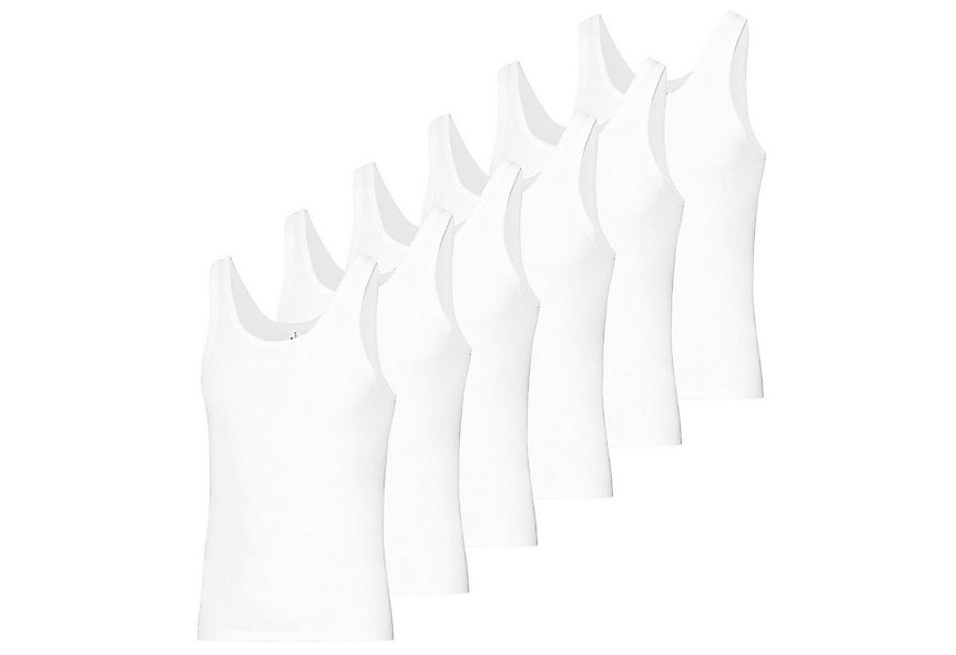 Schöller Unterhemd FEINRIPP (Mehrpack, 6-St) mit Rundhals-Ausschnitt, 6er P günstig online kaufen