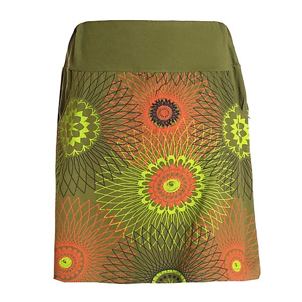 Vishes Minirock Damen Baumwolle Mandala-Muster breiter günstig online kaufen