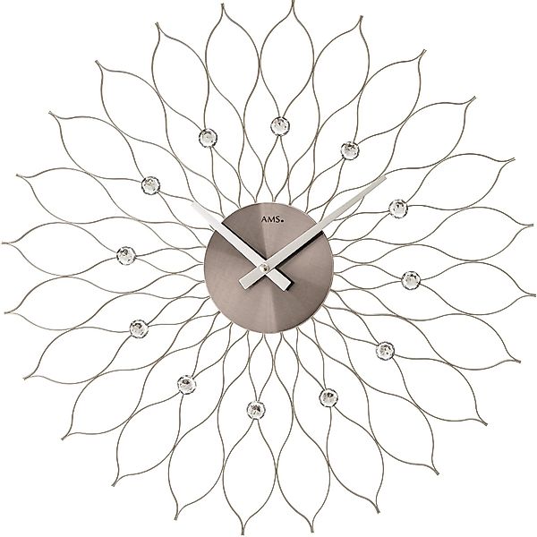 AMS Wanduhr W9608 (Quarzuhr,Wohnzimmer,Esszimmer,Küche,Arbeitszimmer,Büro,F günstig online kaufen