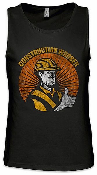 Urban Backwoods Tanktop Construction Worker II Ärmelloses T-Shirt Maurer Ha günstig online kaufen