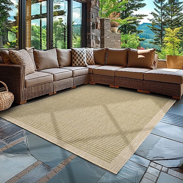 Carpettex Outdoorteppich Unicolor, Rechteck, Höhe: 3 günstig online kaufen