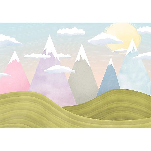 Komar Vliesfototapete Hilltops 400 cm x 280 cm günstig online kaufen