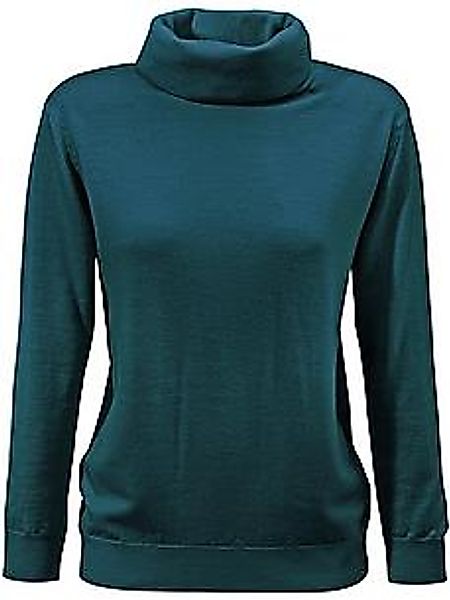Pullover aus 100%Schurwolle Pure Tasmanian Wool Peter Hahn türkis günstig online kaufen