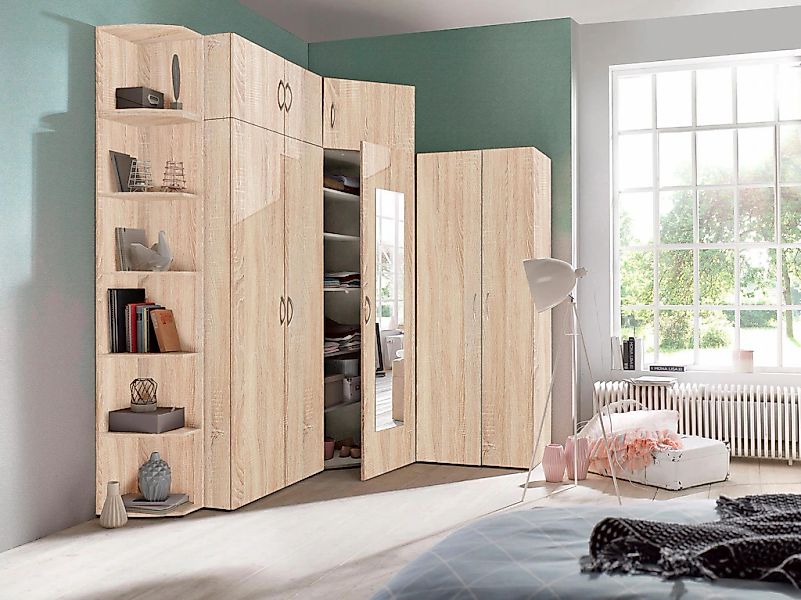 Mehrzweckschrank 1-türig 45x185x54 MULTIRAUMKONZEPT von Wimex / Eiche Säger günstig online kaufen