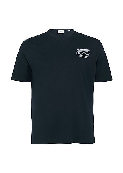 s.Oliver Kurzarmshirt T-Shirt mit Logo-Stickerei Stickerei günstig online kaufen