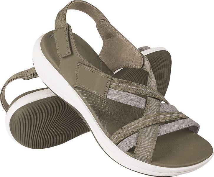 Clarks Sandale mit verstellbarem Klettverschluss und günstig online kaufen