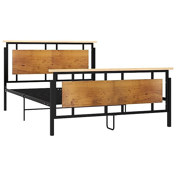 vidaXL Bett Bettgestell Metall 140x200 cm günstig online kaufen