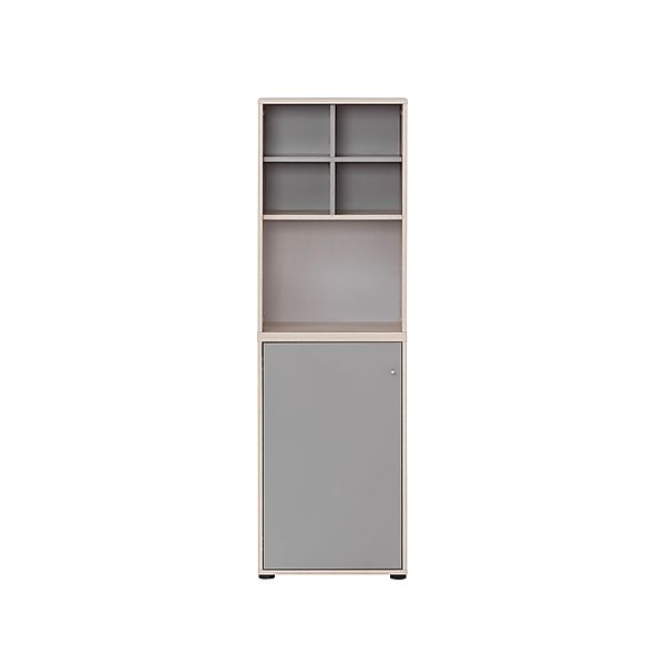 PROREGAL Pigeon Set Aktenregal Aktenschrank & Regalkreuz Breite 51 cm Eiche günstig online kaufen