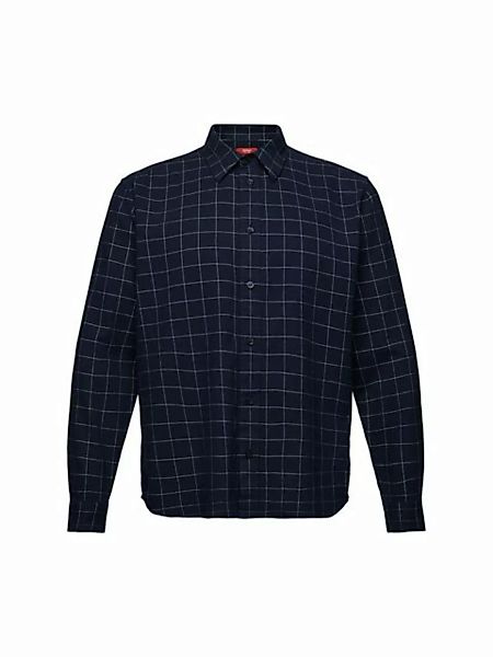 Esprit Langarmhemd Karo-Flanellhemd in normaler Passform günstig online kaufen