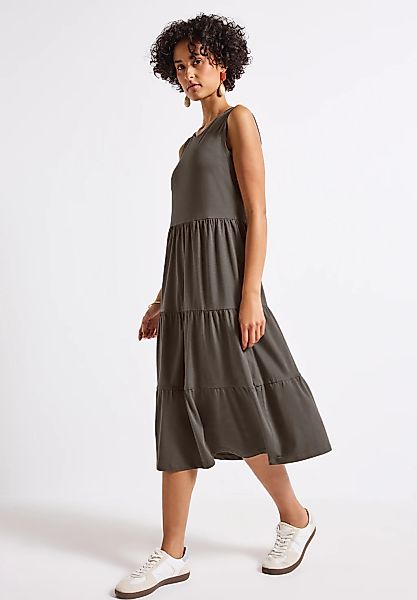 STREET ONE Jerseykleid, in Unifarbe günstig online kaufen