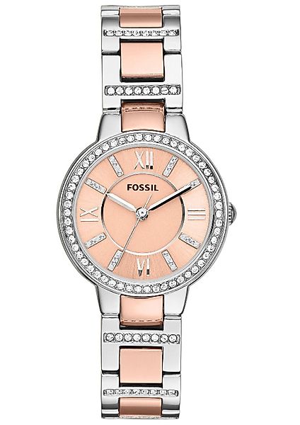 Fossil Quarzuhr VIRGINIA ES3405, Armbanduhr, Damenuhr, günstig online kaufen