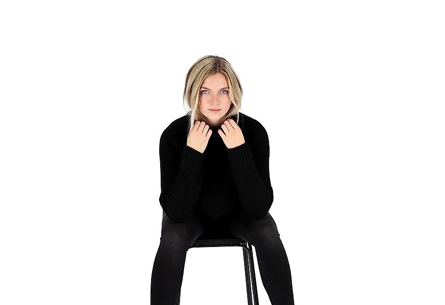 halsüberkopf Accessoires Strickpullover Stehkragen aus hochwertigem Wollmix günstig online kaufen