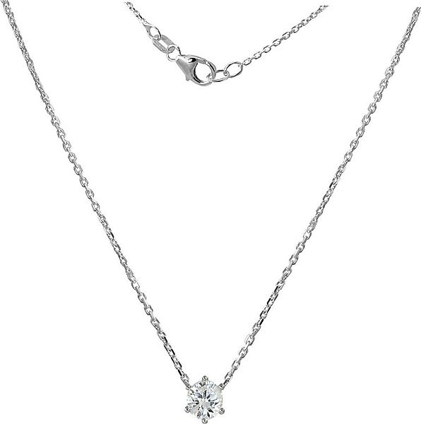 SilberDream Silberkette SilberDream Zirkonia Stein Halskette (Halskette), H günstig online kaufen