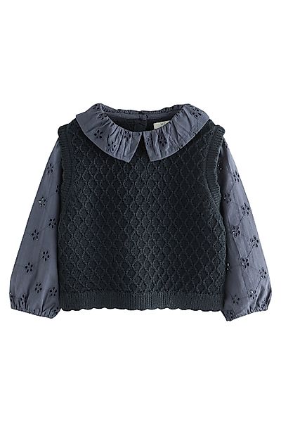 Next 2-in-1-Pullover Lagen-Strickpullover (1-tlg) günstig online kaufen