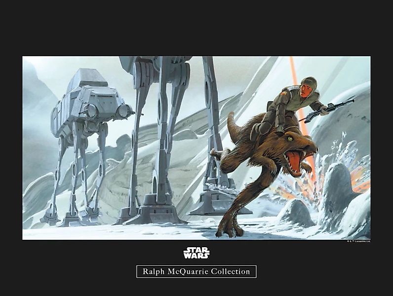 Komar Poster "Star Wars Classic RMQ Hoth Battle Ground", Star Wars, (1 St.) günstig online kaufen
