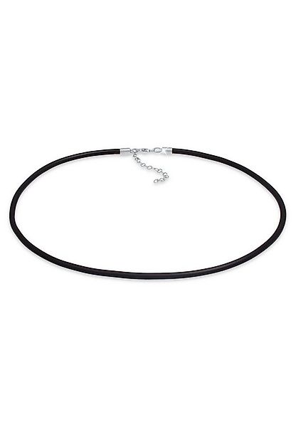 Nenalina Kette ohne Anhänger Kautschuk-Kette Basic Kombinierbar 925 Silber günstig online kaufen