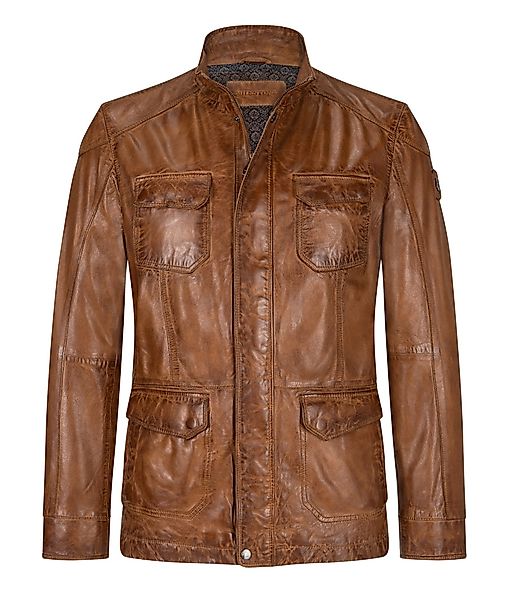 Milestone Lederjacke MS-Jose längere Herren Fieldjacket günstig online kaufen