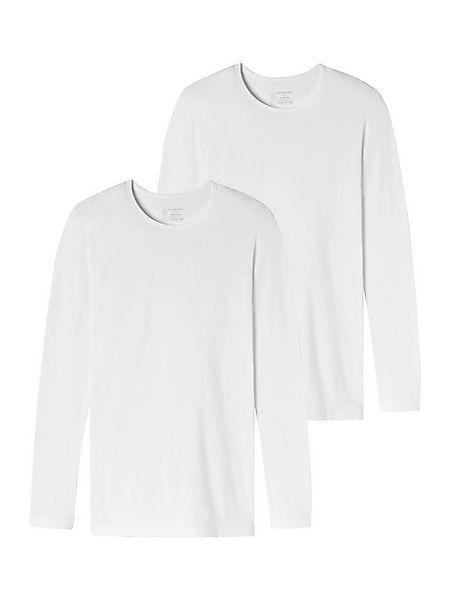 Schiesser Longsleeve 95/5 Originals (2-tlg) unterhemd shirt langarm günstig online kaufen