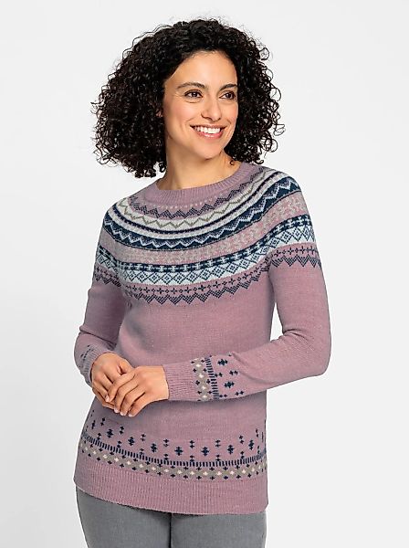 nicht definiert Jacquardpullover "Jacquard-Pullover" günstig online kaufen