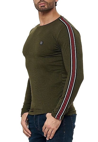 RedBridge Strickpullover Figurbetont Feinstrick Longsleeve Slim günstig online kaufen