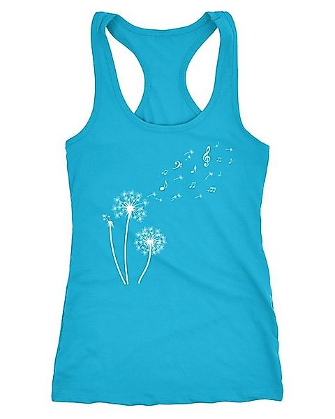 Neverless Tanktop Damen Tank-Top Pusteblume Musiknoten Noten Musik Dandelio günstig online kaufen