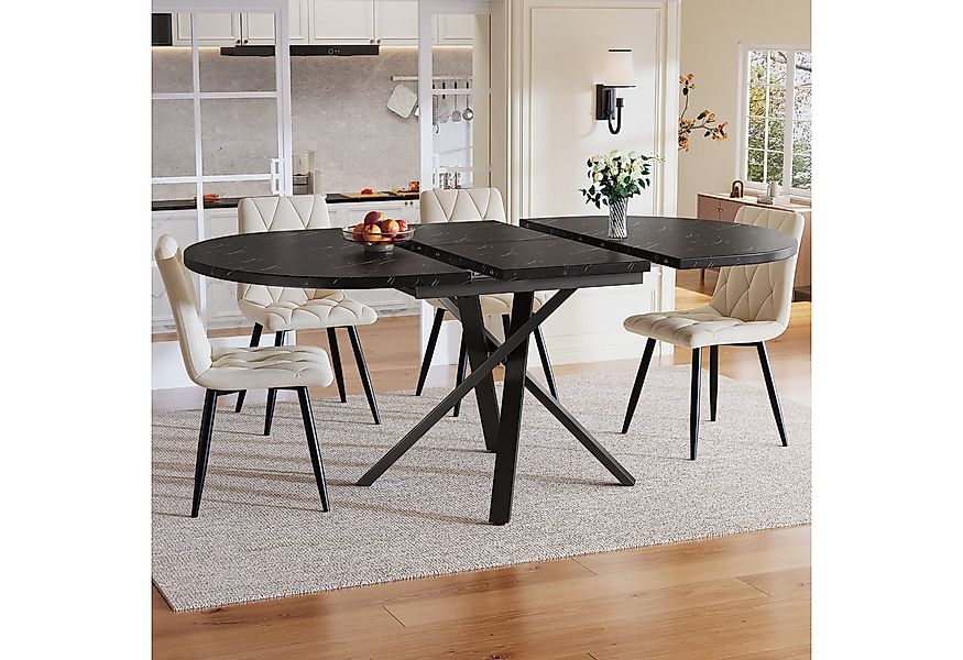 Flieks Essgruppe, (Set, 5-tlg., Tisch mit 4 Stühlen), ausziehbarer Esstisch günstig online kaufen