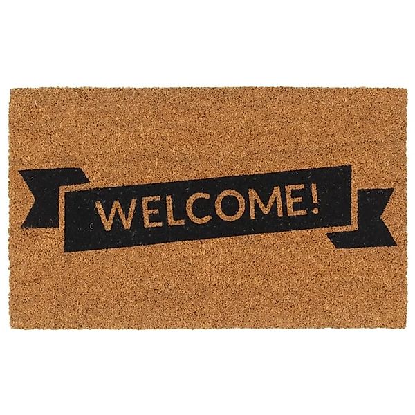 vidaXL Fußmatte Natur 45x75 cm Kokosfaser Getuftet 155611 günstig online kaufen