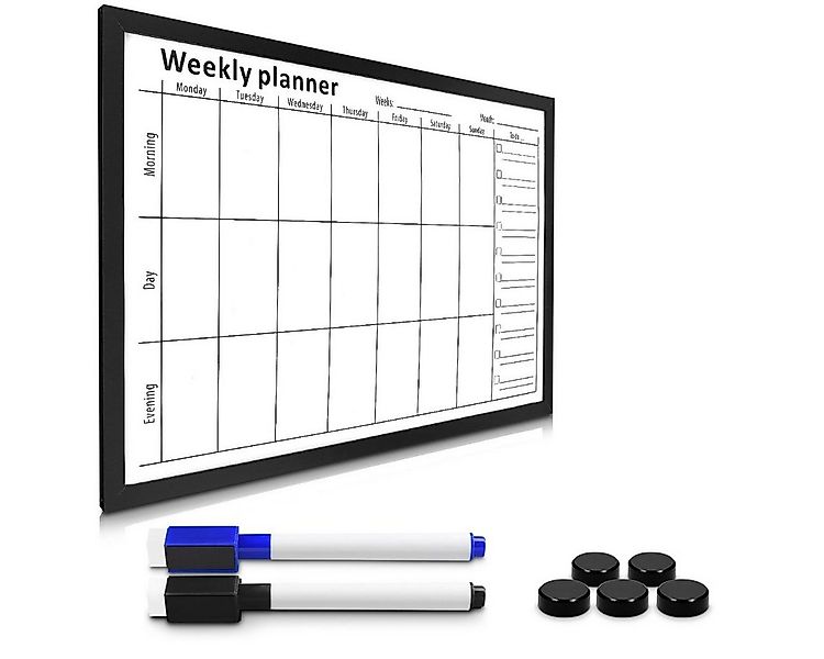 Navaris Tafel Navaris Magnettafel Magnetpinnwand Memoboard zum Beschriften günstig online kaufen