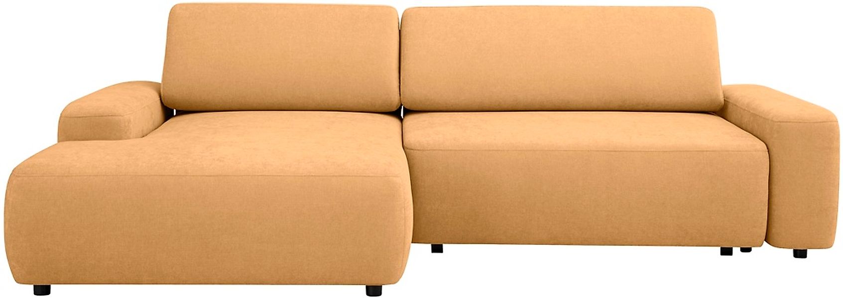 INOSIGN Ecksofa »TORGE (264cm), Schlafsofa in Cord, Samtvelours o Struktur günstig online kaufen